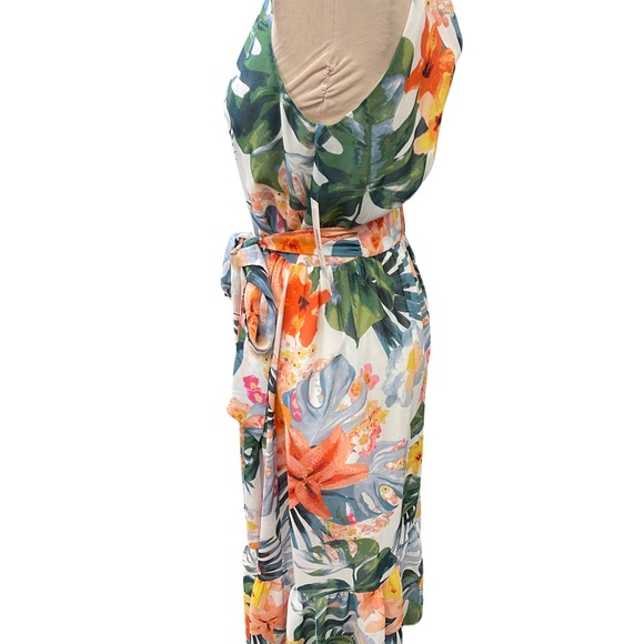 NWT Eliza J Tropical Floral Print Dress - Picture 10 of 10